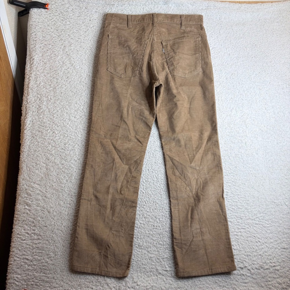 Vintage Levis 519 Corduroy Pants Tan Brown Straight Leg Talon 42 34x33 (32x30)